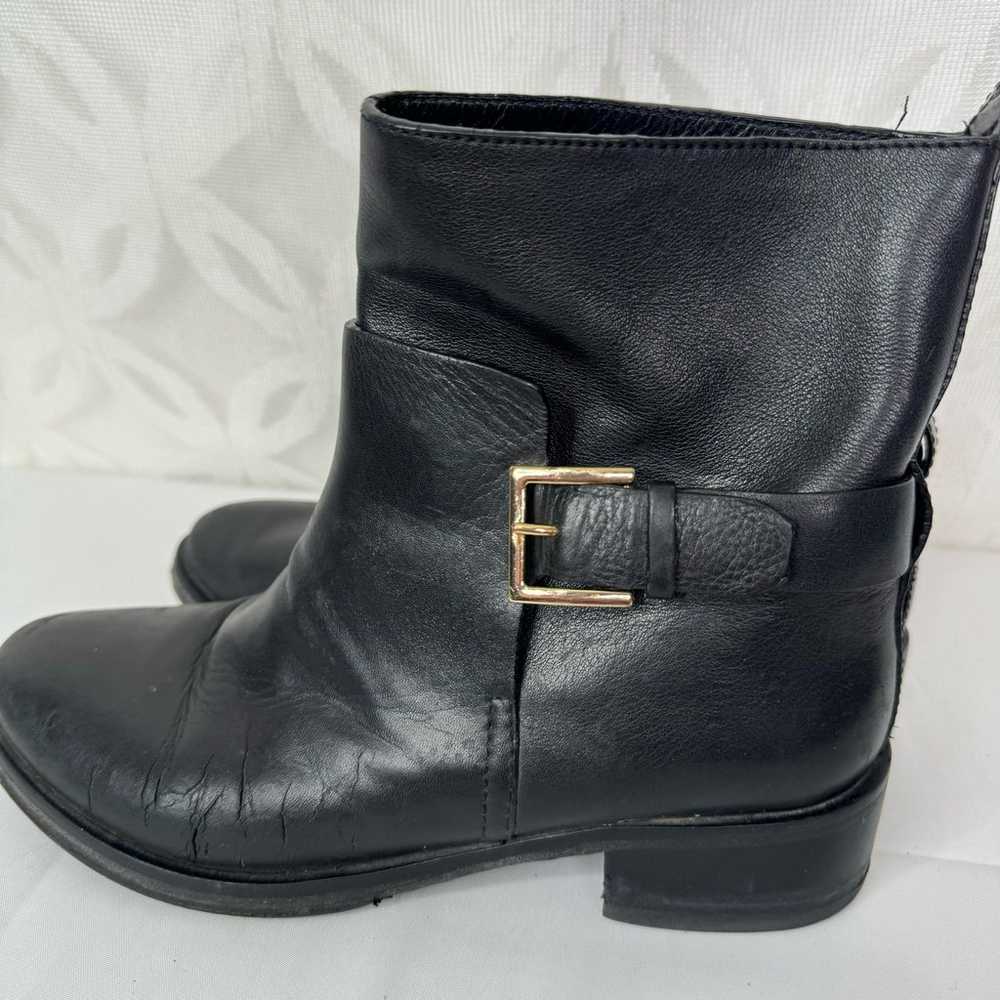 TORY BURCH Riley Mid Buckle Tumbled Leather Black… - image 7