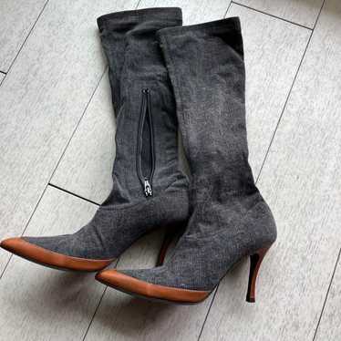 Decluttering: Diesel denim boots, size 48. - image 1