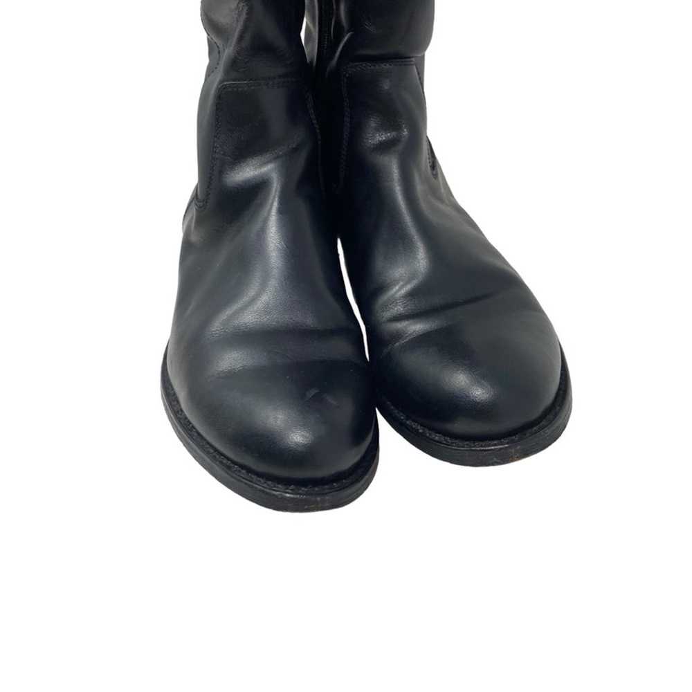 $438 Frye Jayden Button Leather Riding Boots Size… - image 4