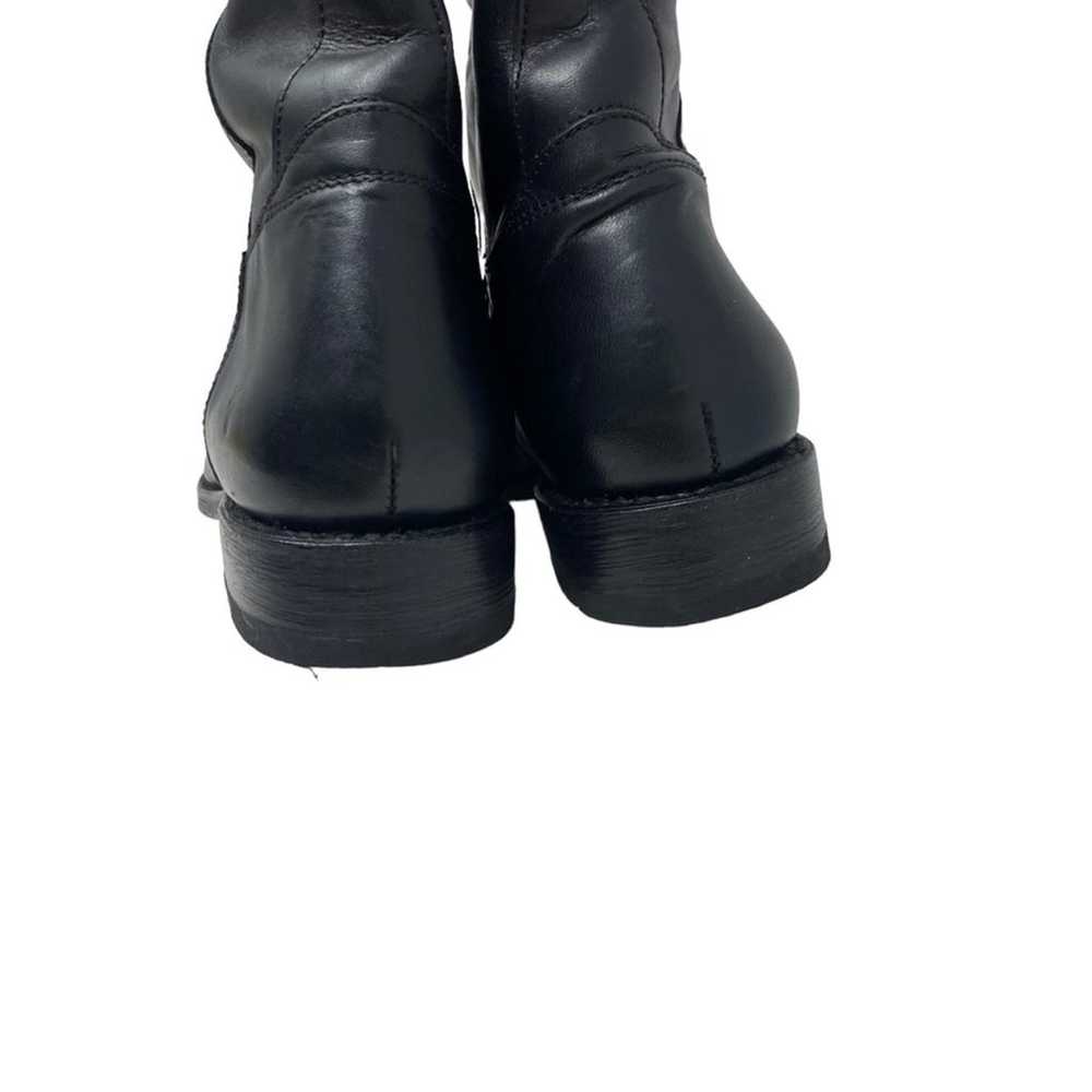 $438 Frye Jayden Button Leather Riding Boots Size… - image 5