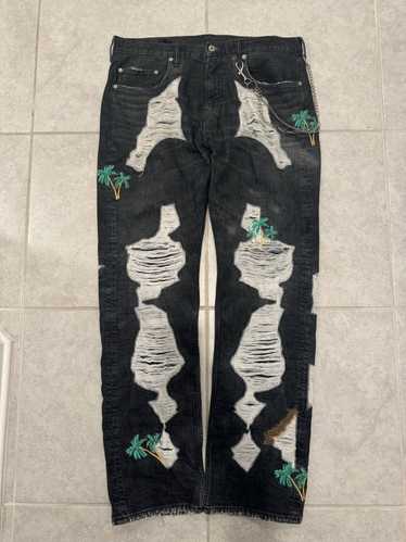 Vlone Vlone Palm Tree Denim