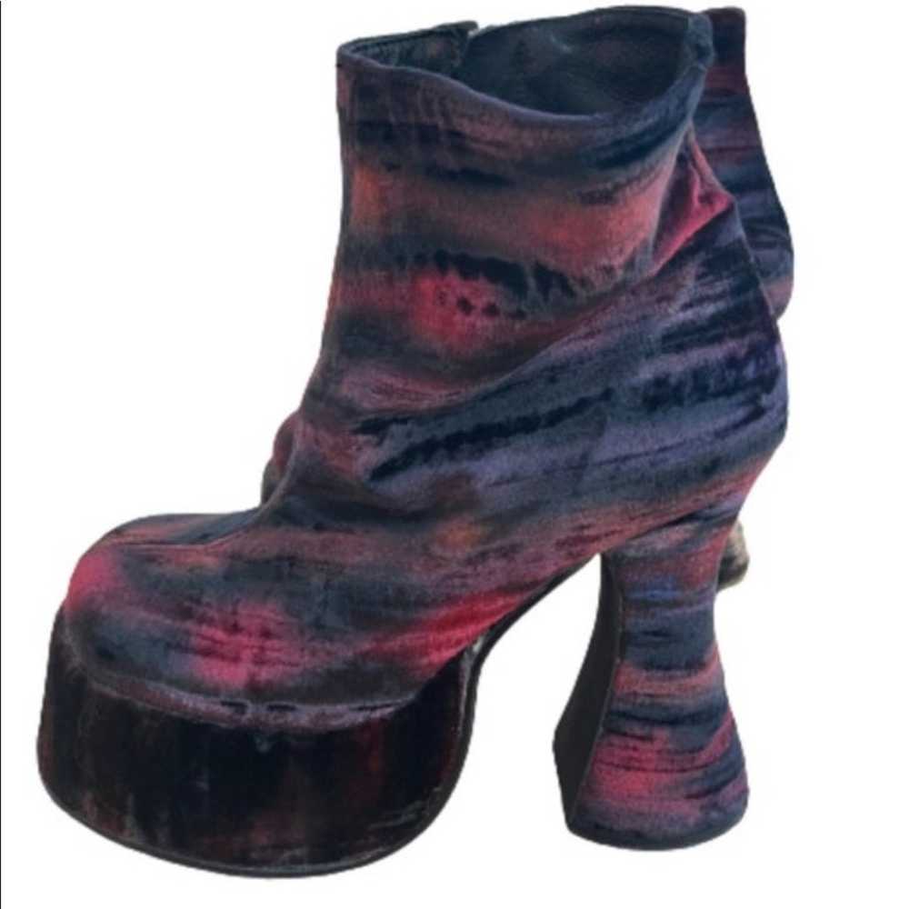 SHOCK 90’s vintage rare platform boots/chunky/clu… - image 2