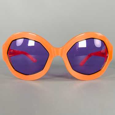 Marni MARNI Cumulus Cloud Orange Acetate Sunglass… - image 1