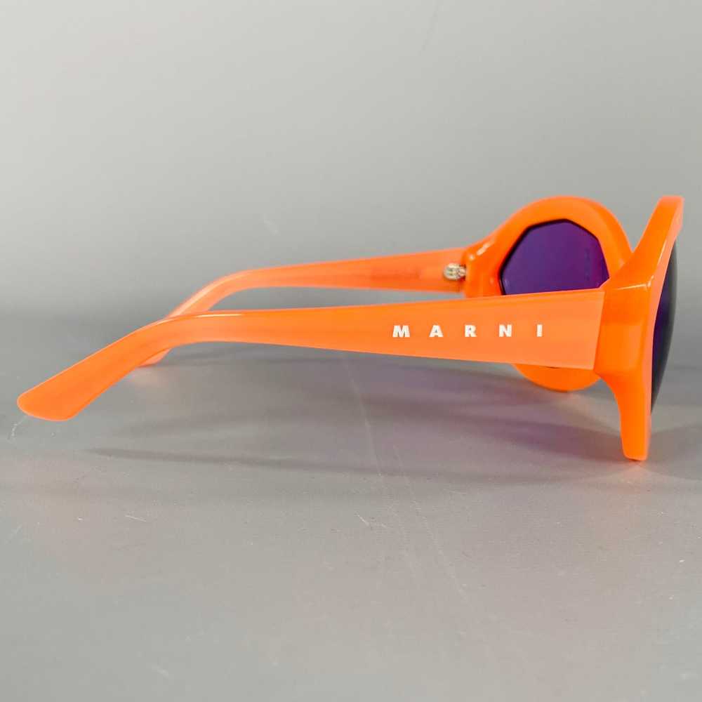 Marni MARNI Cumulus Cloud Orange Acetate Sunglass… - image 2