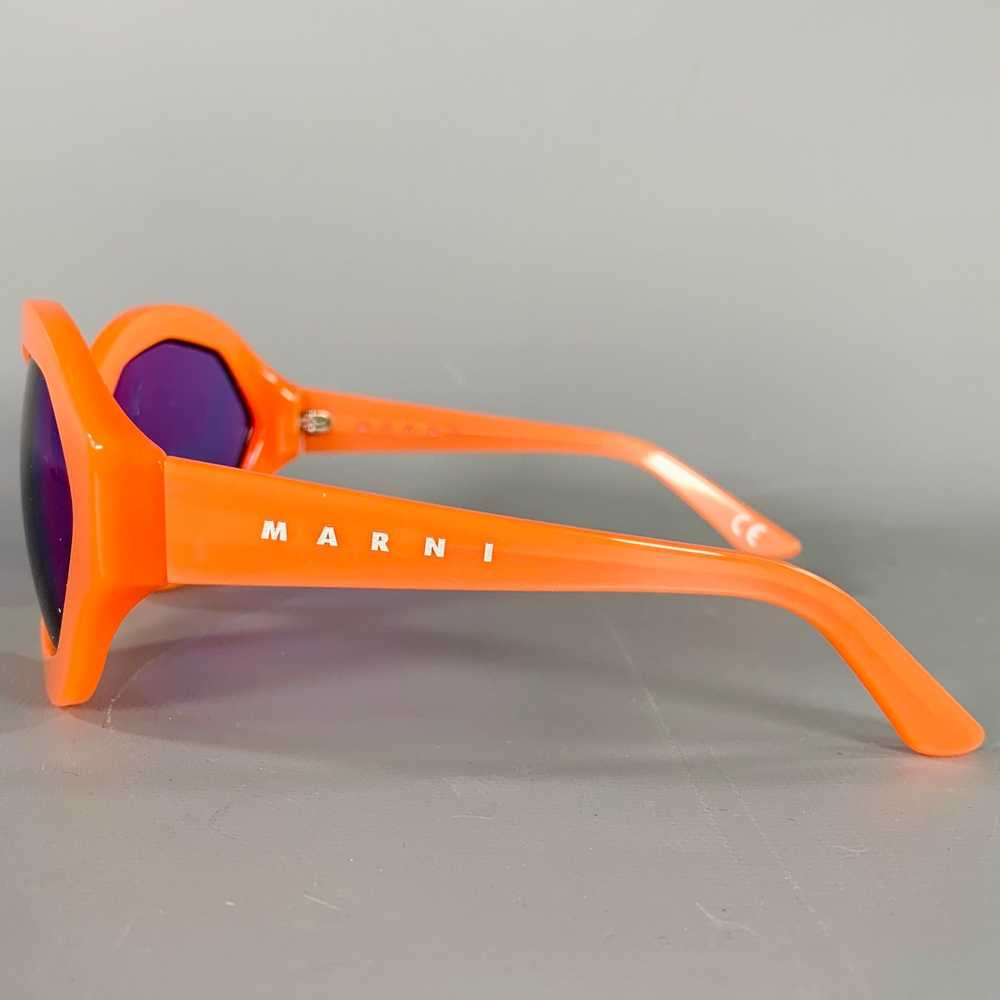 Marni MARNI Cumulus Cloud Orange Acetate Sunglass… - image 4