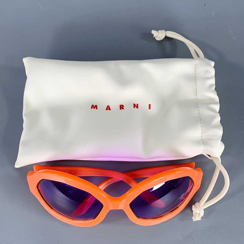 Marni MARNI Cumulus Cloud Orange Acetate Sunglass… - image 7