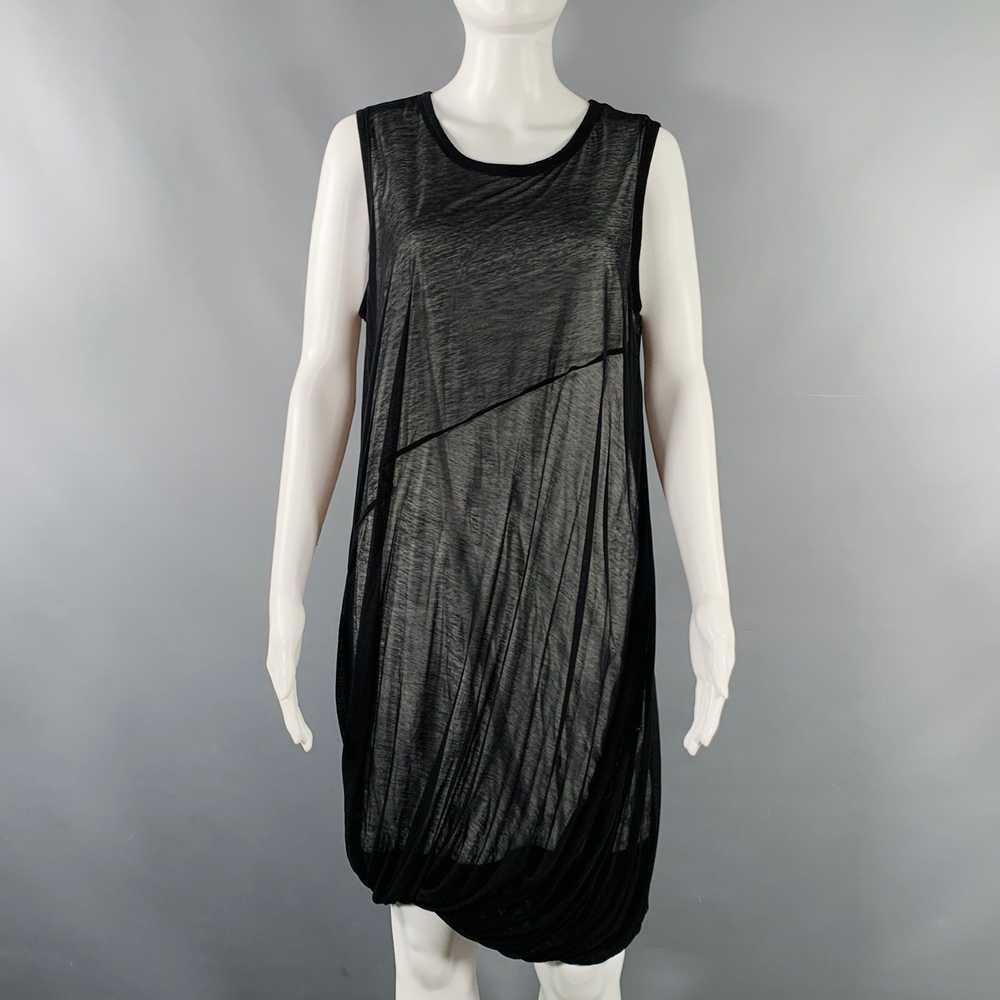 Helmut Lang HELMUT LANG Size M Black White Cotton… - image 1