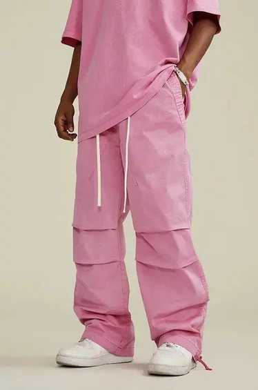 Streetwear Pink Stacked Sweatpants y2k streetwear 