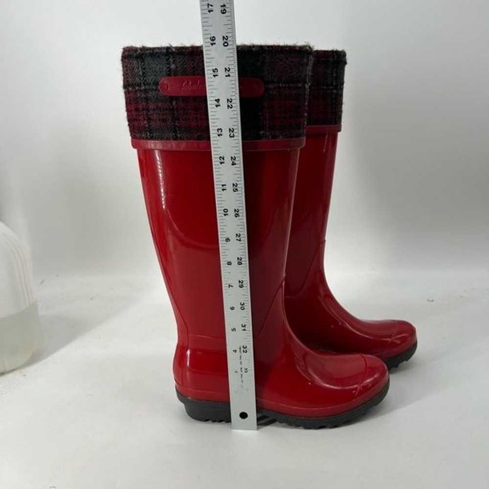 Salvatore Ferragamo Wellington Red Rain Boots Pla… - image 4