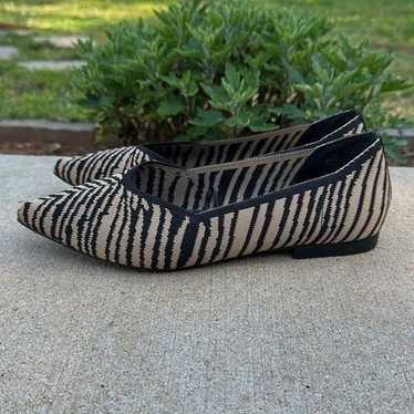 Nanette Lepore Zebra Print Flats - image 1