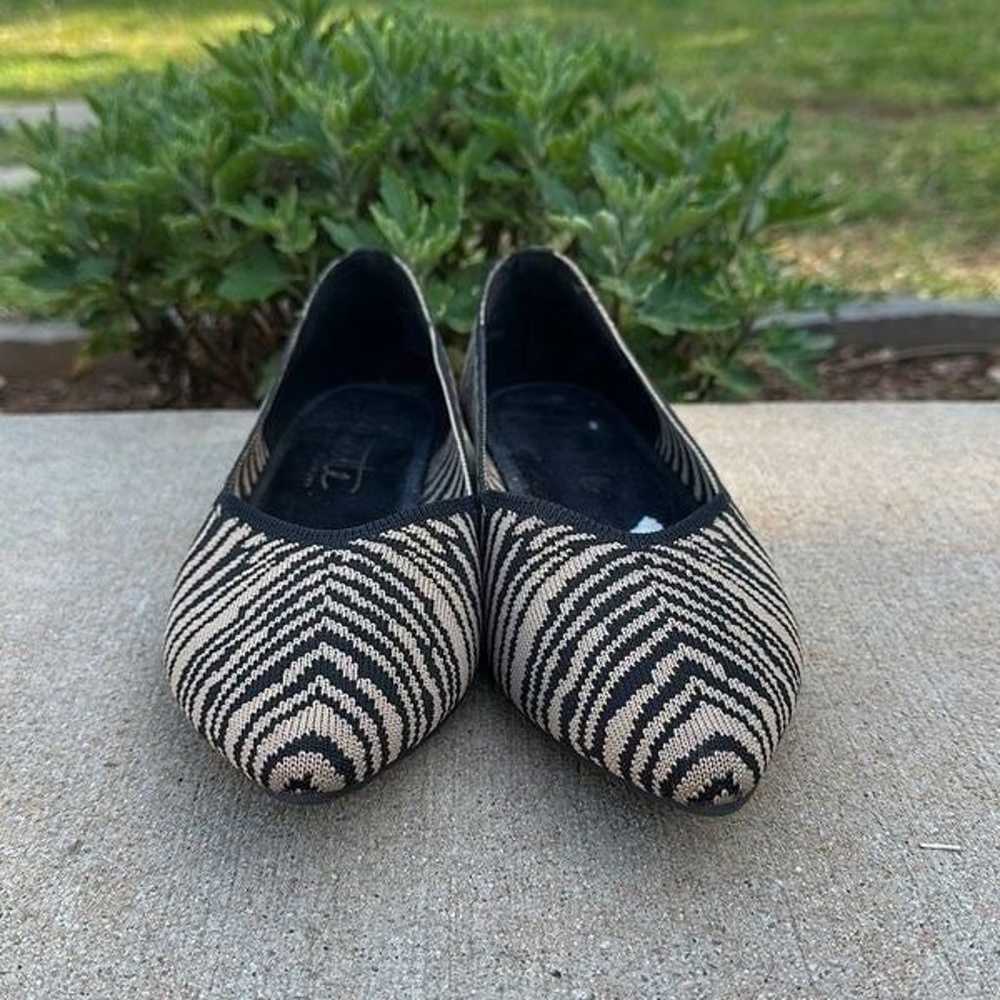 Nanette Lepore Zebra Print Flats - image 2