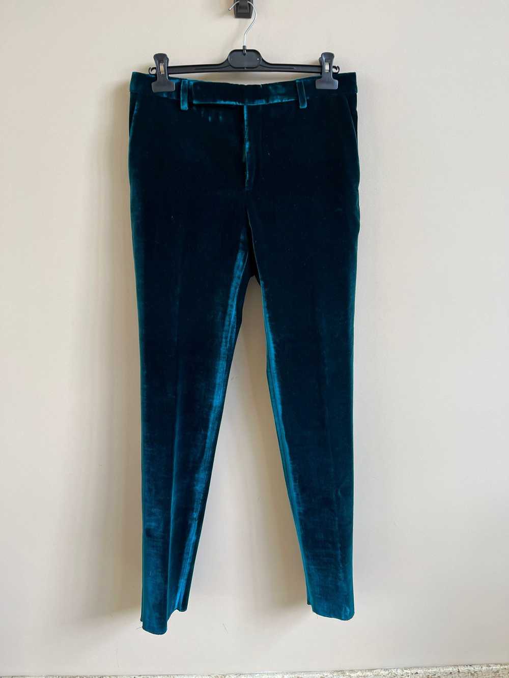 Saint Laurent Paris Velvet Casual Pant in Blue - image 11