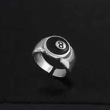 Streetwear × Vintage Eight Ball Ring - image 1