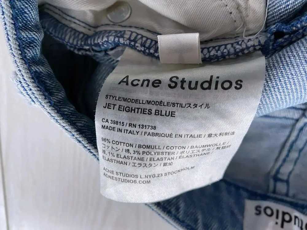 Acne Studios Acne Studios Jet Eighties Blue made … - image 4