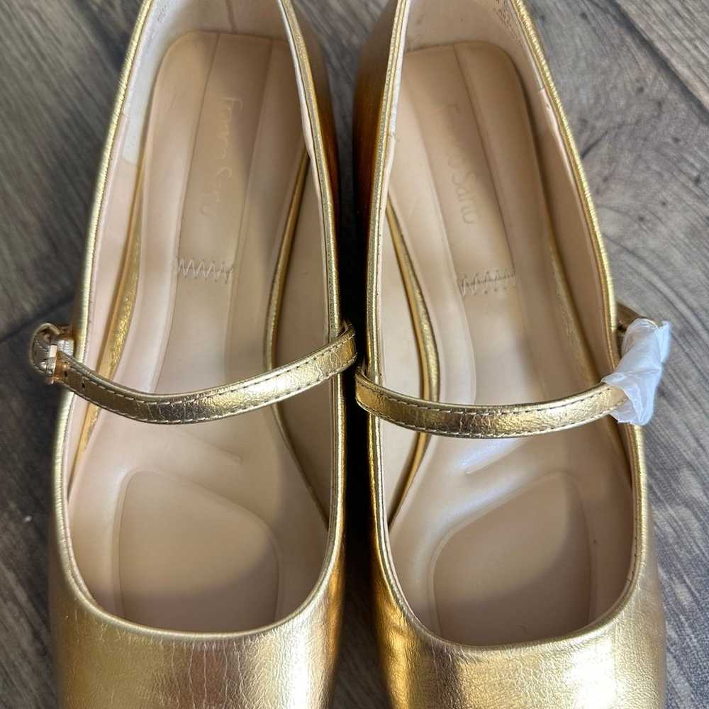 Franco Sarto Metallic Gold Mary Jane’s - image 4