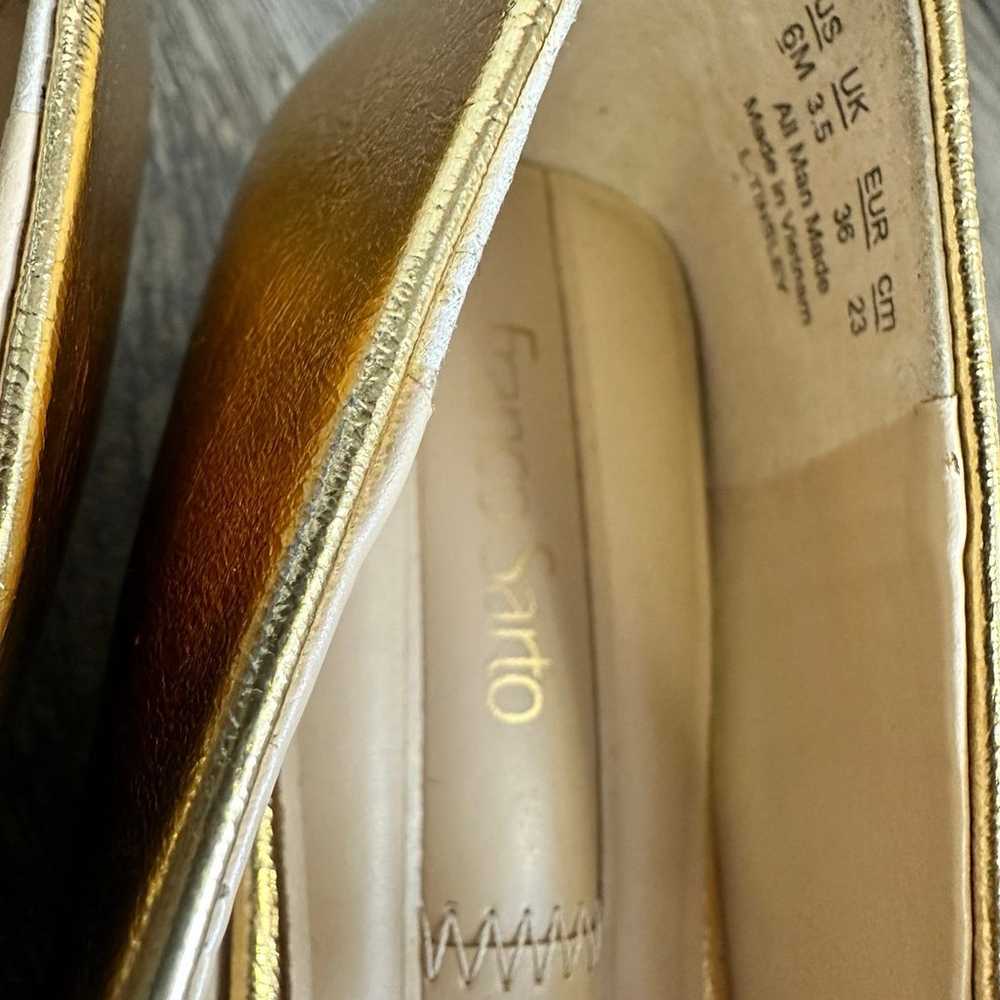 Franco Sarto Metallic Gold Mary Jane’s - image 5