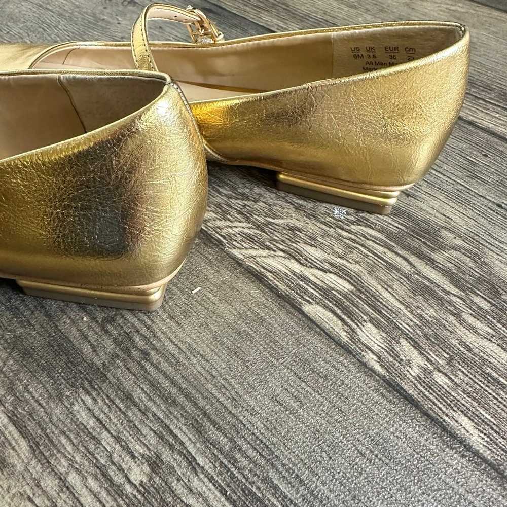 Franco Sarto Metallic Gold Mary Jane’s - image 6