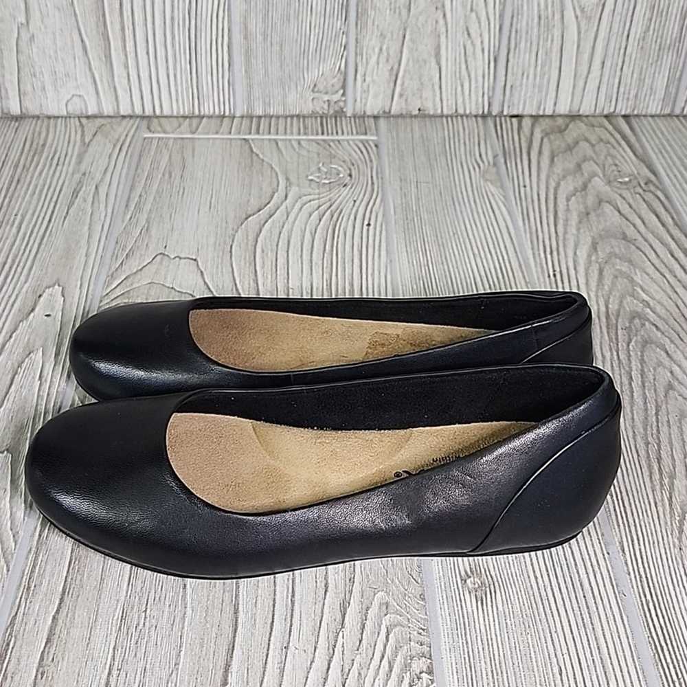 Softwalk Sonoma Womens Black Leather Ballet Flats… - image 4