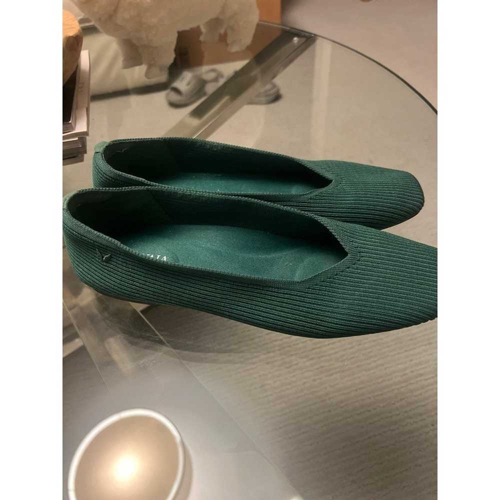 Vivaia Green Ballet Flats Women’s Size 10.5 - image 2