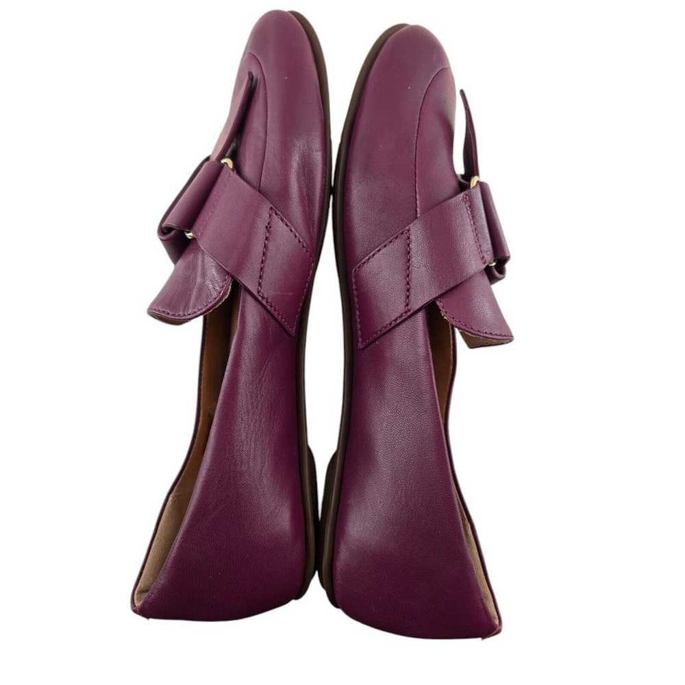 Fitflop Lena Knot Loafers Womens 8 Burgundy Purpl… - image 7