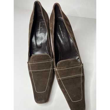 Vintage Banana Republic made in Spain suede square