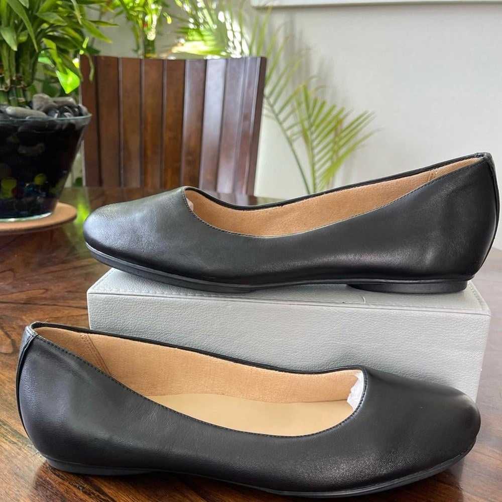 NEW Neutralizer Black Leather Ballet Flexy Flat S… - image 2