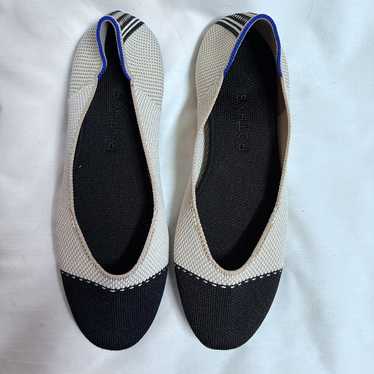 Rothy's The Ballet Flats sz 8 Tuxedo Knit Classic… - image 1