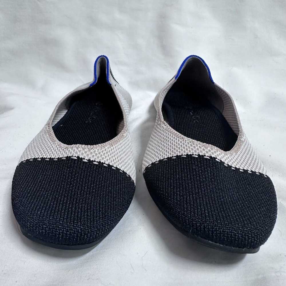 Rothy's The Ballet Flats sz 8 Tuxedo Knit Classic… - image 2