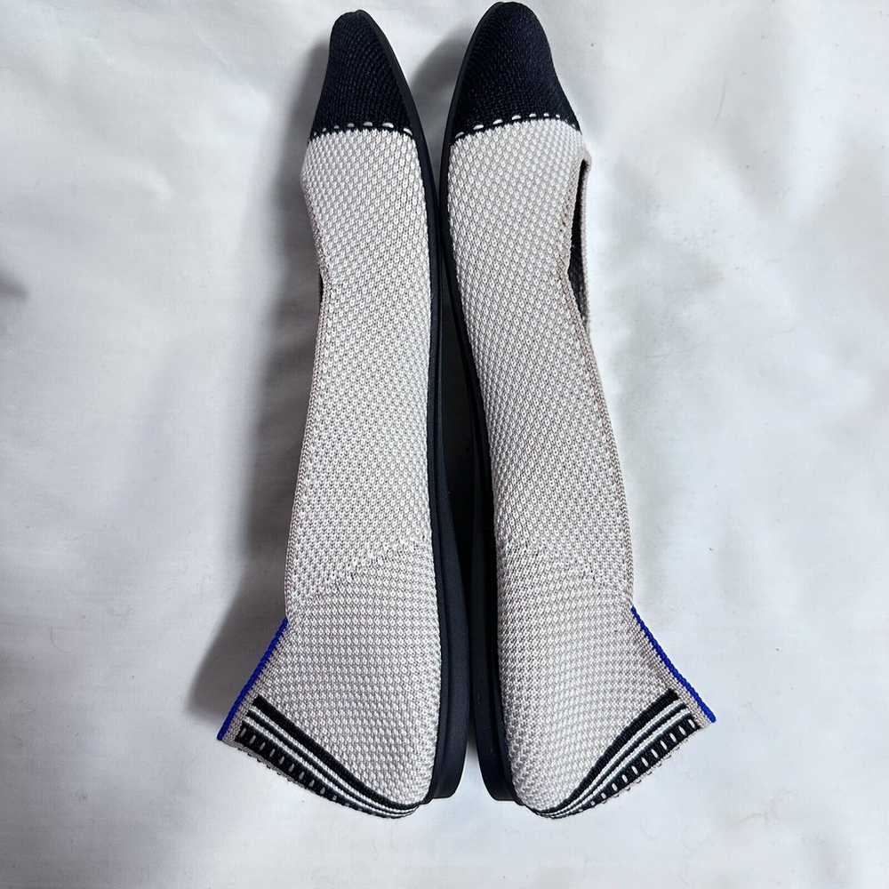 Rothy's The Ballet Flats sz 8 Tuxedo Knit Classic… - image 4