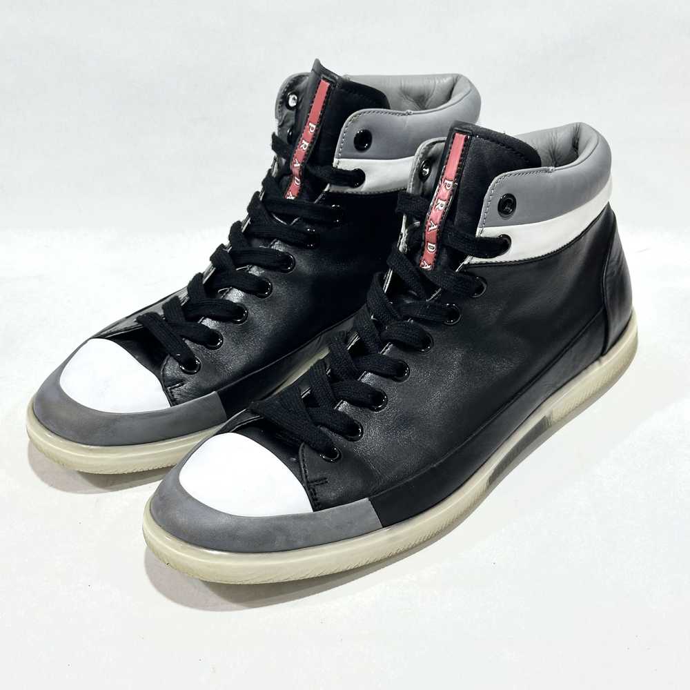 Prada Prada hightop sneakers with clear soles - image 2