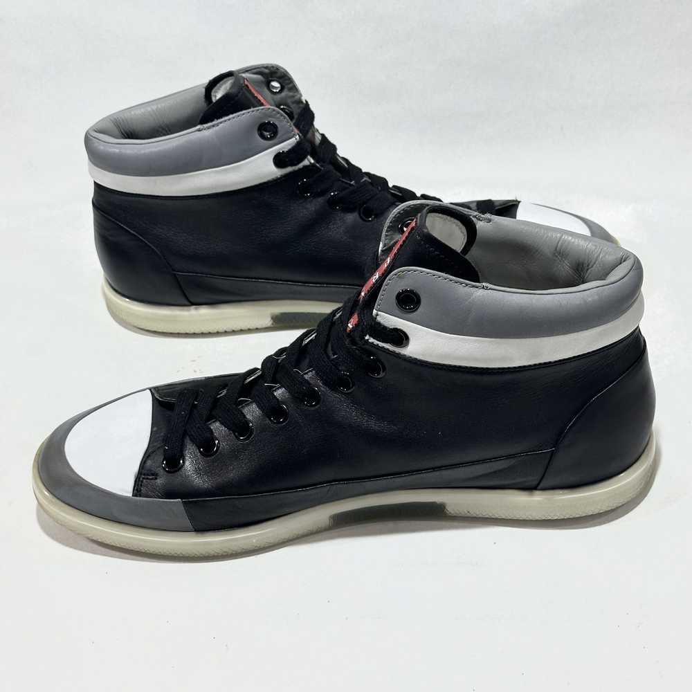 Prada Prada hightop sneakers with clear soles - image 5