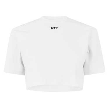 Off-White o1g2r1mq1224 Cropped T-Shirts in White