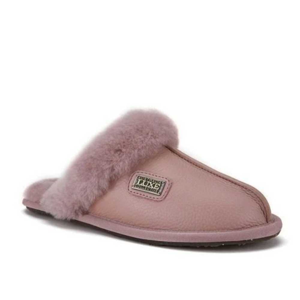 New Australia Luxe Slippers Closed MULE Pink Dusk… - image 2