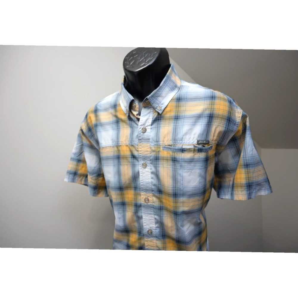 Eddie Bauer Breathable Plaid Button Up Fishing Ca… - image 2