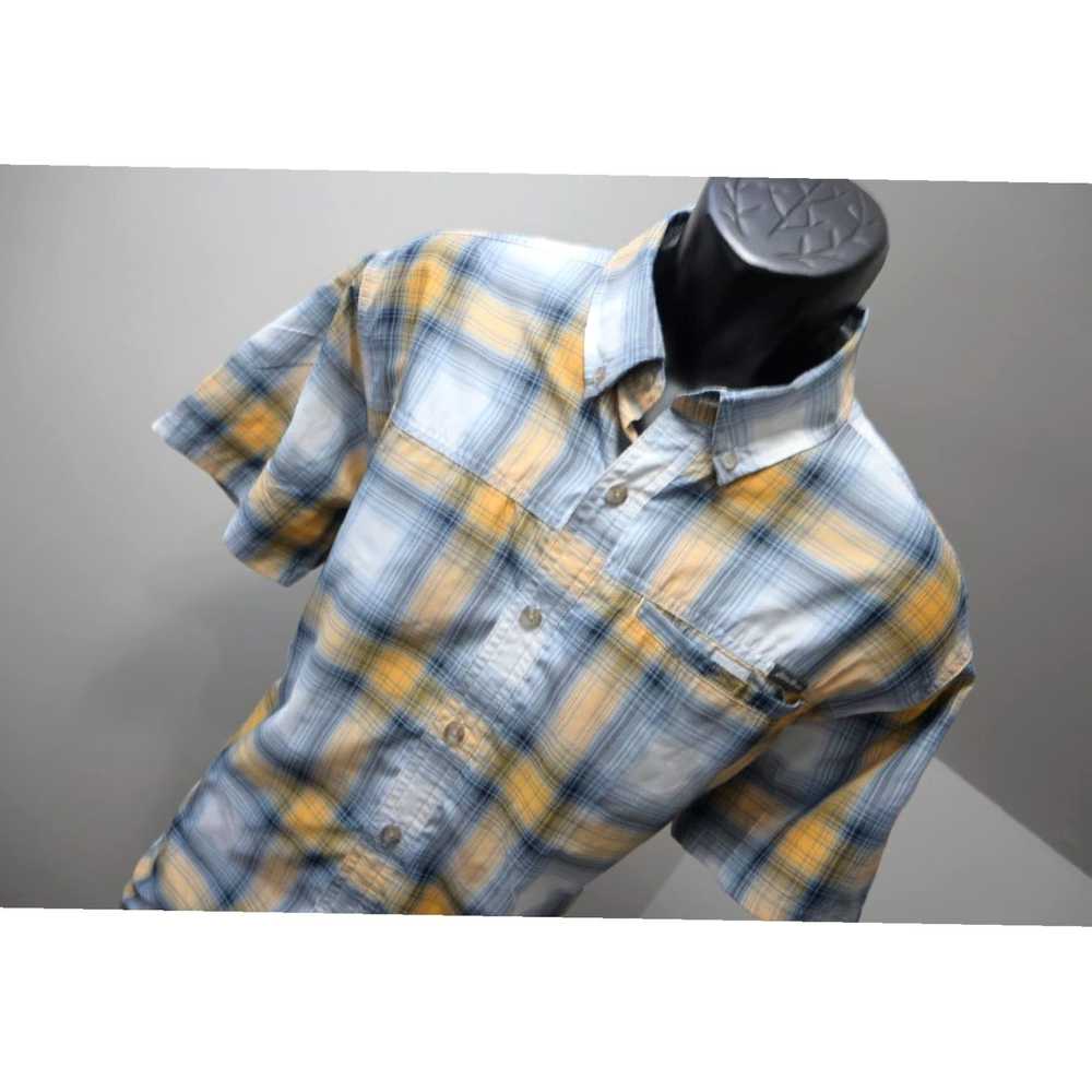 Eddie Bauer Breathable Plaid Button Up Fishing Ca… - image 3