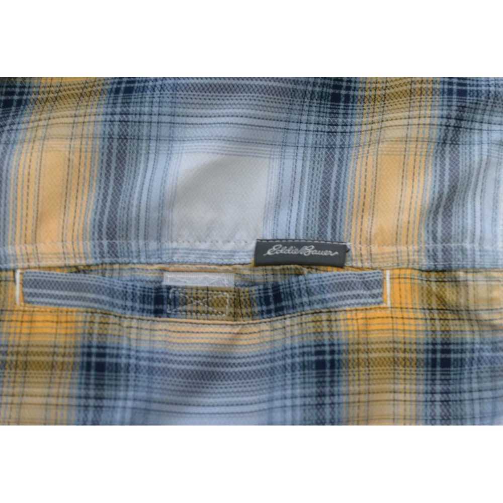 Eddie Bauer Breathable Plaid Button Up Fishing Ca… - image 5