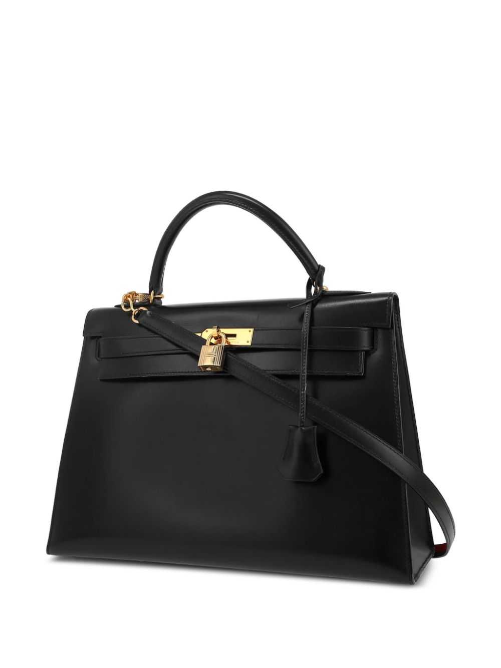 Hermès Pre-Owned 1991 Kelly 32 handbag - Black - image 5