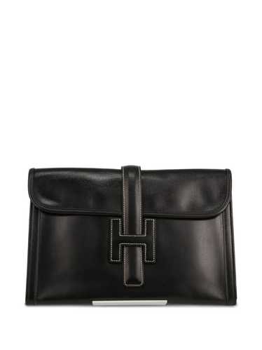 Hermès Pre-Owned 1989 Jige Elan clutch bag - Black