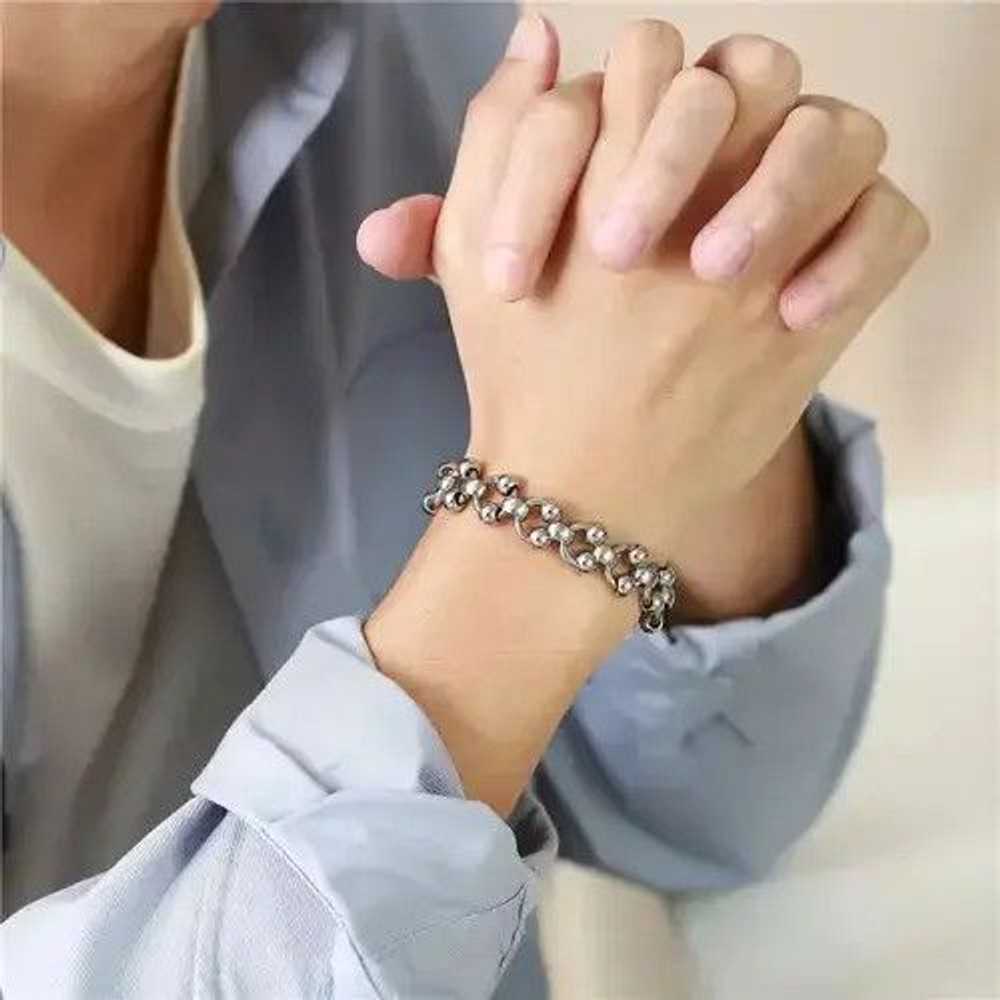 Chain × Jewelry Ball Bead Link Bracelet - image 1