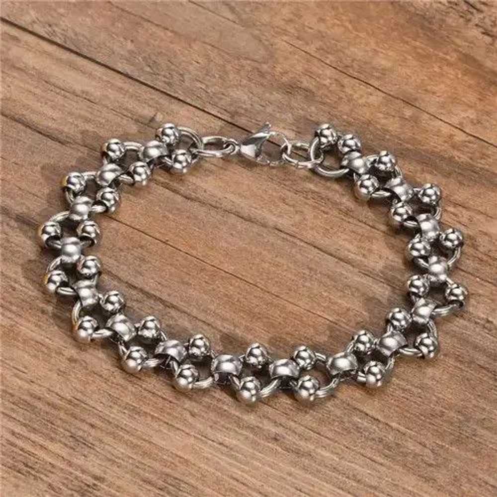 Chain × Jewelry Ball Bead Link Bracelet - image 4