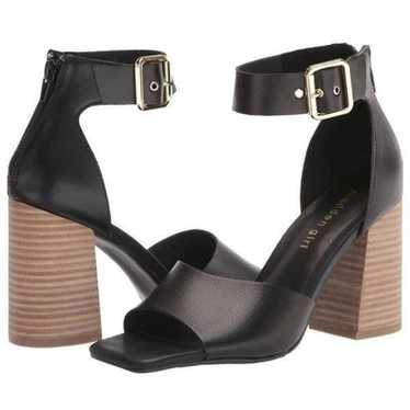 Madden Girl Black Strappy Black Heel Sandals Size 