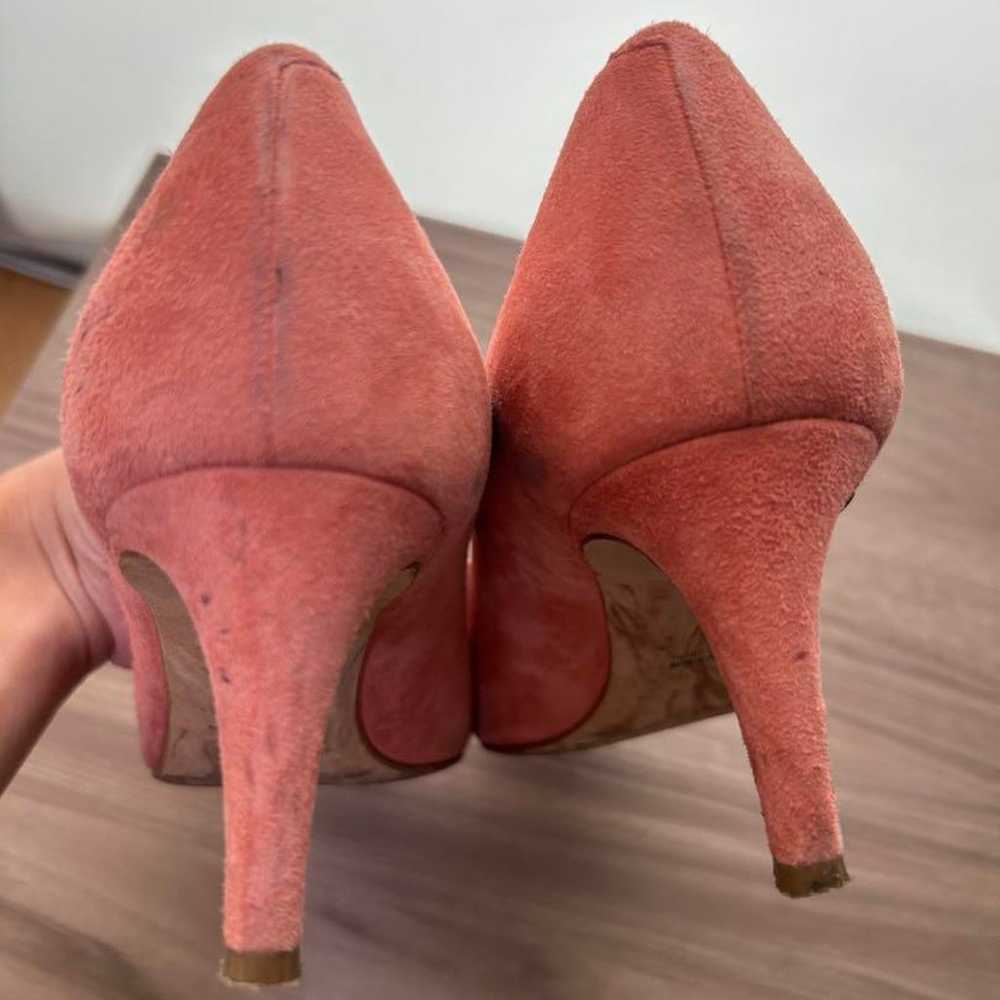 PELLICO Pink Suede High Heels 37 - image 3