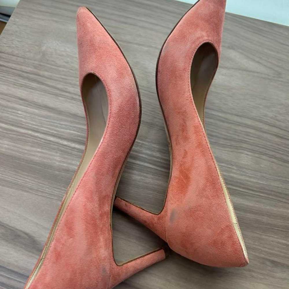 PELLICO Pink Suede High Heels 37 - image 4