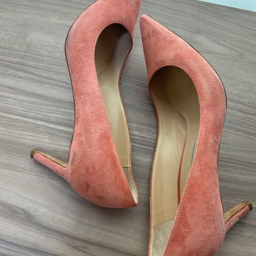 PELLICO Pink Suede High Heels 37 - image 5