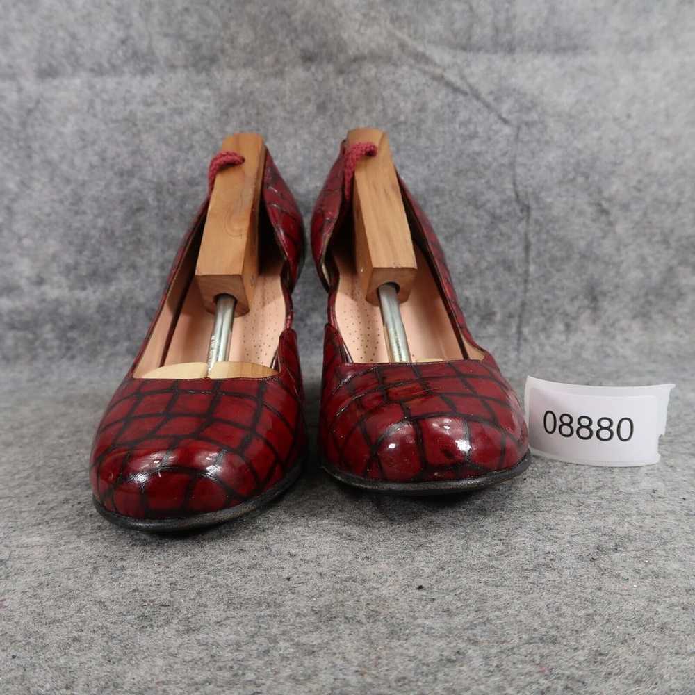 Anyi Lu Shoes Women 40 Pumps Patent Leather Red C… - image 3