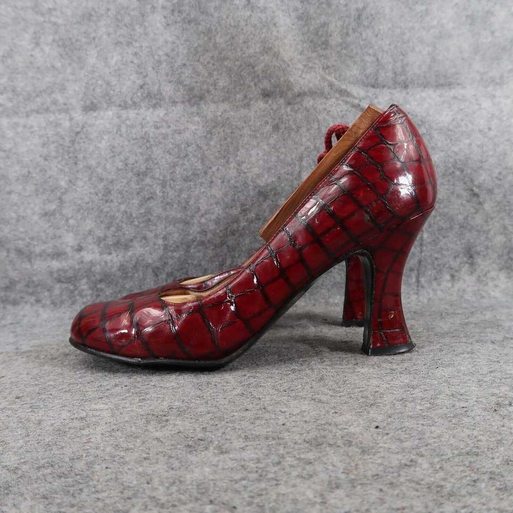 Anyi Lu Shoes Women 40 Pumps Patent Leather Red C… - image 4