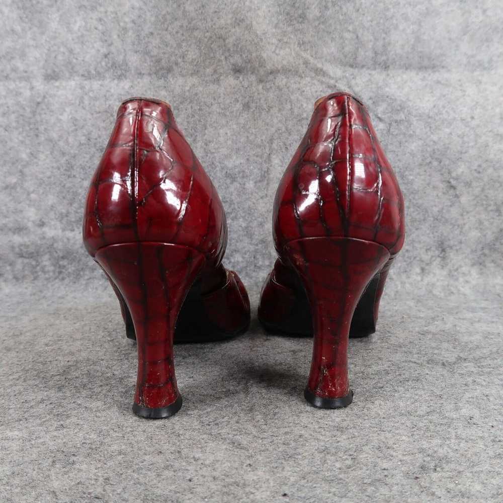 Anyi Lu Shoes Women 40 Pumps Patent Leather Red C… - image 5