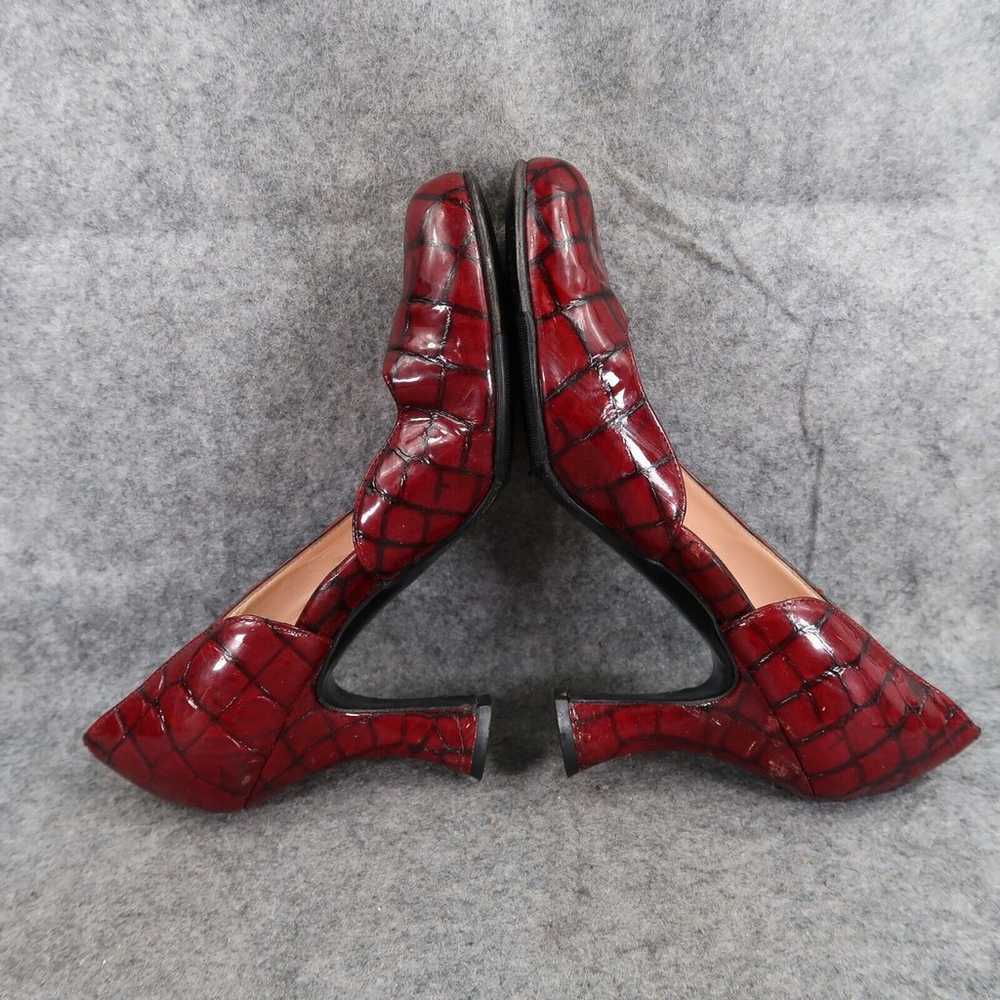 Anyi Lu Shoes Women 40 Pumps Patent Leather Red C… - image 9