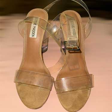 Steve Madden clearer clear heels