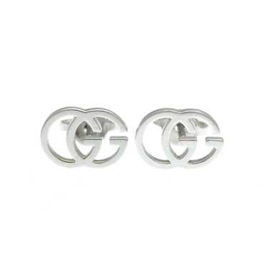 Gucci Gucci GG Running Earrings No Stone White Go… - image 1